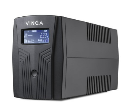 Пристрій безперебійного живлення Vinga LCD 1500VA plastic case (VPC-1500P)